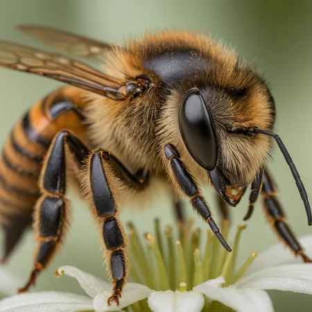 bee macro photo