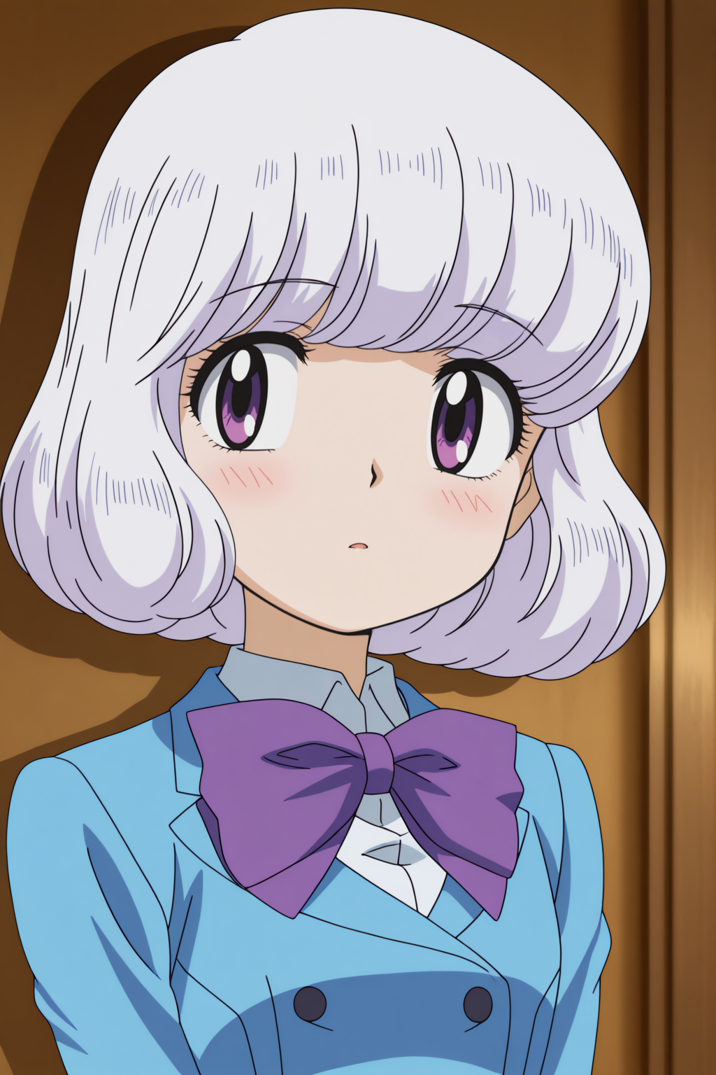 Shiho Sannomiya, white hair <lora:Zettai_Karen_Children_-_Shiho_Sannomiya_-_illustrious:0.8>