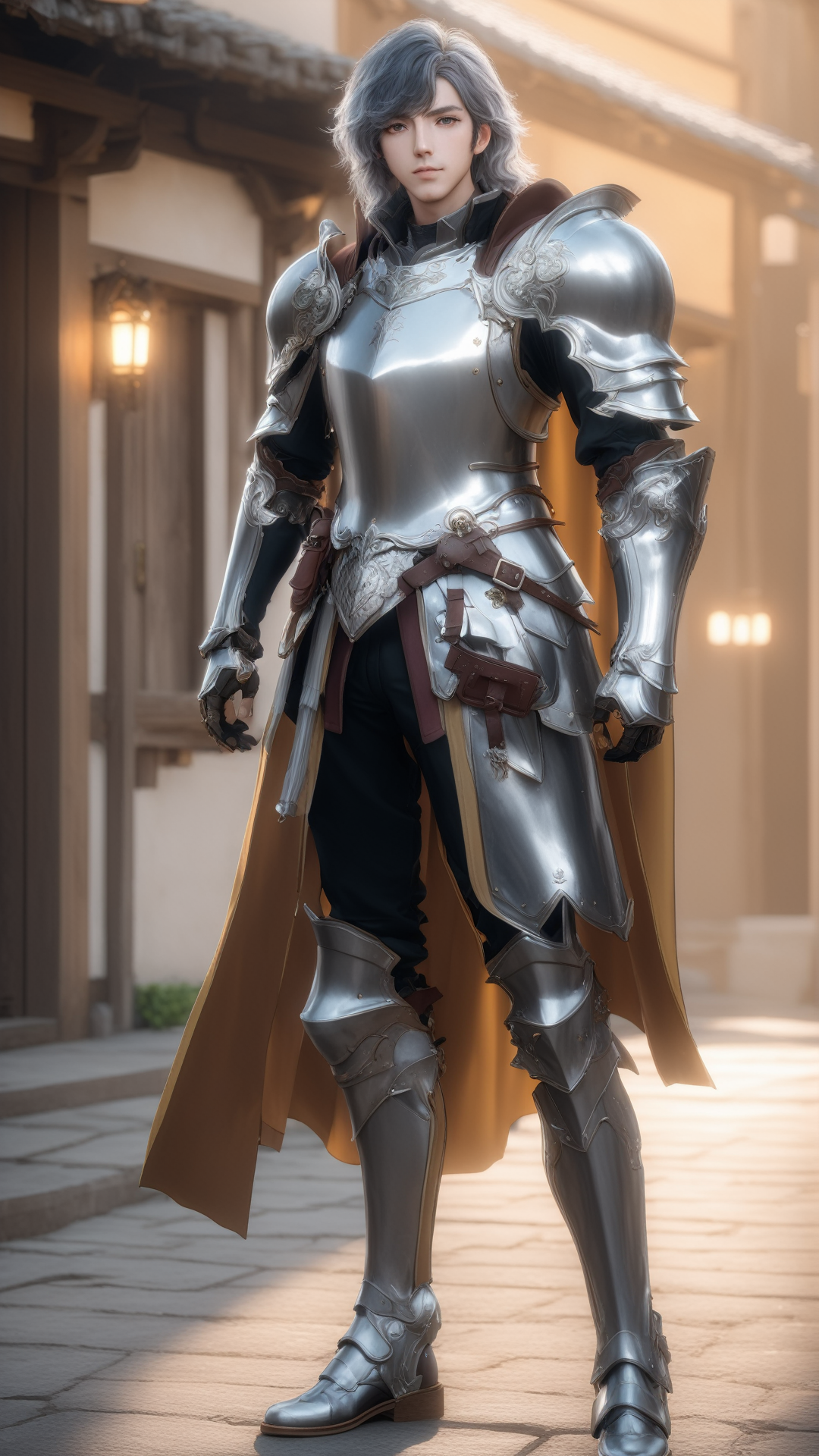 sehele style, (((full body view))), anime, a man knight, 8k, 4k, Unreal Engine 5, octane render, trending on pixiv, fanbox, skeb, masterpiece, smooth soft skin, big dreamy eyes, beautiful intricate colored hair, anime wide eyes, soft lighting, concept art, digital painting, by Seunghee Lee,  <lora:Seunghee_Lee_Style_SDXL:0.7>
