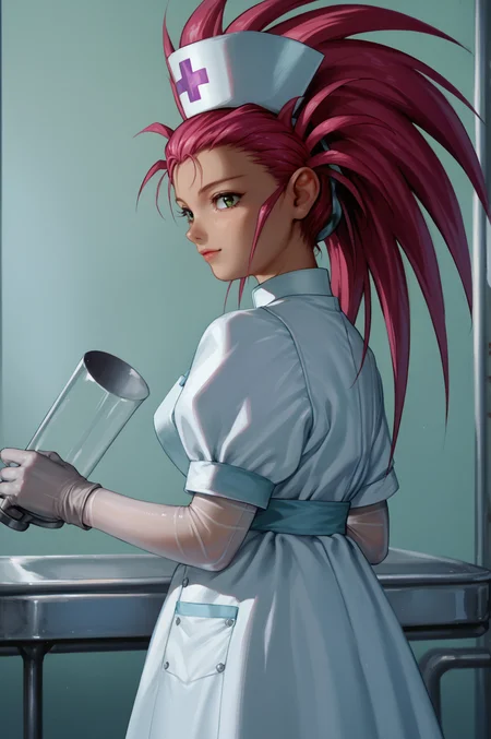 score_9, score_8_up, score_7_up, score_6_up, score_5_up, score_4_up, (high quality, detailed, beautiful)  <lora:WashuuV5_epoch_9:0.99> hakubi_washuu, cowboy_shot, nurse_washuu