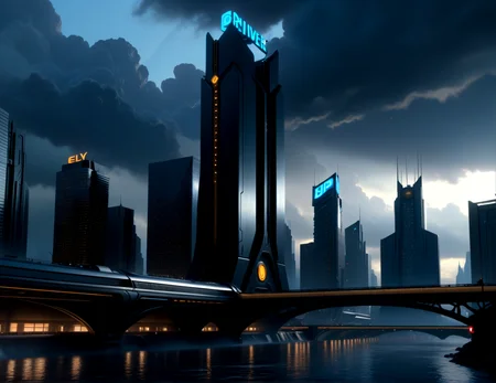 score_9, score_8_up, score_7_up,
<lora:Dystopian_Future_(Architecture)_(SDXL)_(AD):1> Dystopian Future, monumental architecture, architecture, city, cityscape, scenery, building, skyscraper, future, scifi, science fiction,  
8K, In'ei, chiaroscuro, rim lighting, perfect depth of field shot, beautiful, sharp focus, crisp details, subsurface scattering and reflections, god rays, ray tracing, 
idealized city, wide boulevards, busy city center, large plazas, plazas, photographic anime clouds and haze, dark rainy overcast skies, black clouds, abysmal haze, photographic realism, buildings, skyscrapers, metropolis, 8K CGI render, oppressive scale of architecture, black titanium, science fiction masterpiece, river, 
(in the style of and art by midjourney, greg rutkowski, raphael, James Gurney, Thomas Kinkade, ), 
BREAK zPDXL, zPDXLxxx, <lora:sdxl_lightning_8step_lora:0.4> <lora:detailed_notrigger:0.5>