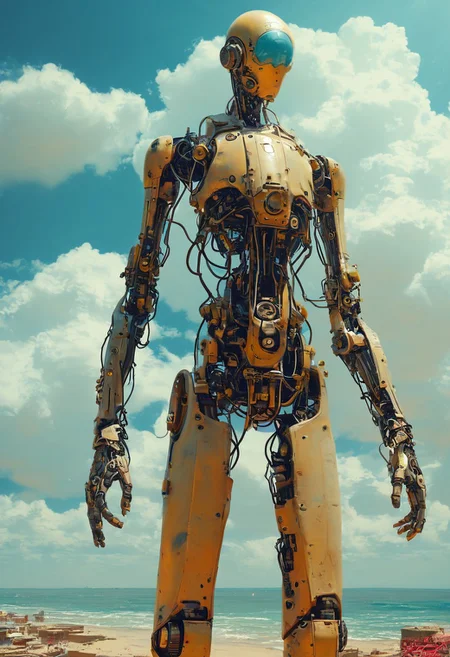 score_9, score_8_up, score_7_up, ((first person perspective)), landscape photo, tron, heaven, ascendance, god rays, light, gold, sky, advntr, underwater, alien, colorful, ((zdzislaw beksinski)),translucent,transparent,reelmech, mechanical parts, cable, wires, machinery, joints, body suit