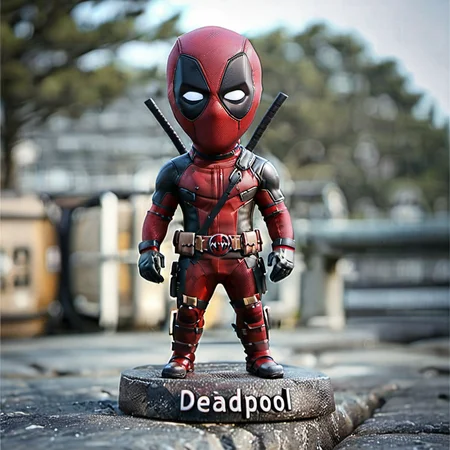 <lora:Cute_Collectible:1>,35mm photograph,film,bokeh,professional,4k,highly detailed,"Deadpool" written,<lora:Deadpool1024:0.7>, Deadpool1024,