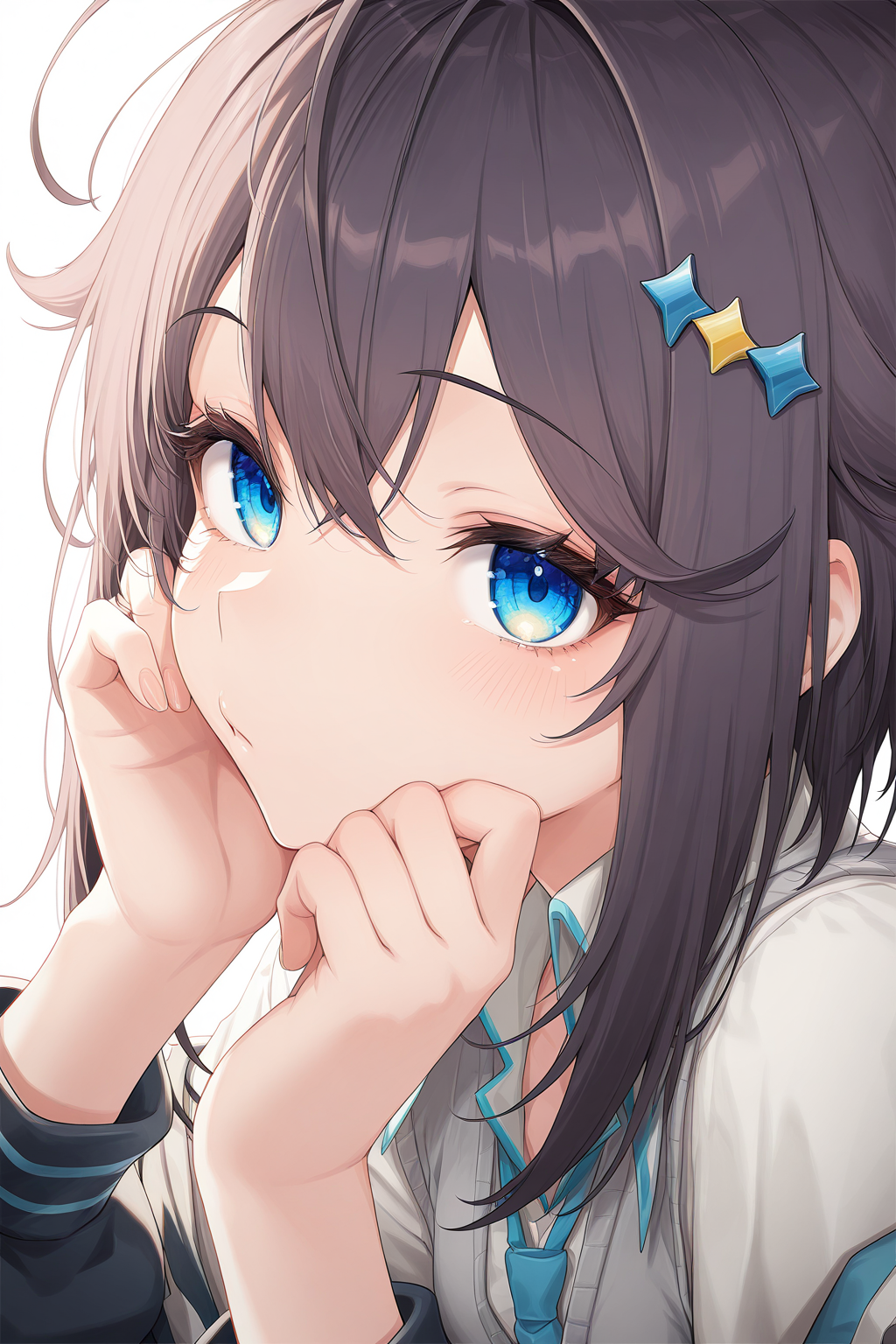 1girl, SorahoshiKirameNijisanji, 
general, solo, upper body,
eyelashes, 
<lora:kp_SorahoshiKirameNijisanji1stCostumeIllustrious_v1_0:1.0>,
masterpiece, best quality, amazing quality