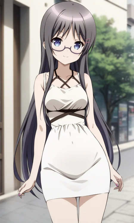 masterpiece, best quality, BREAK
solo, endourino, medium breasts, narrow waist, wide hips,
casual, white dress,
looking at viewer, light smile, standing,
outdoors,
<lora:EndouRino_XL:1>