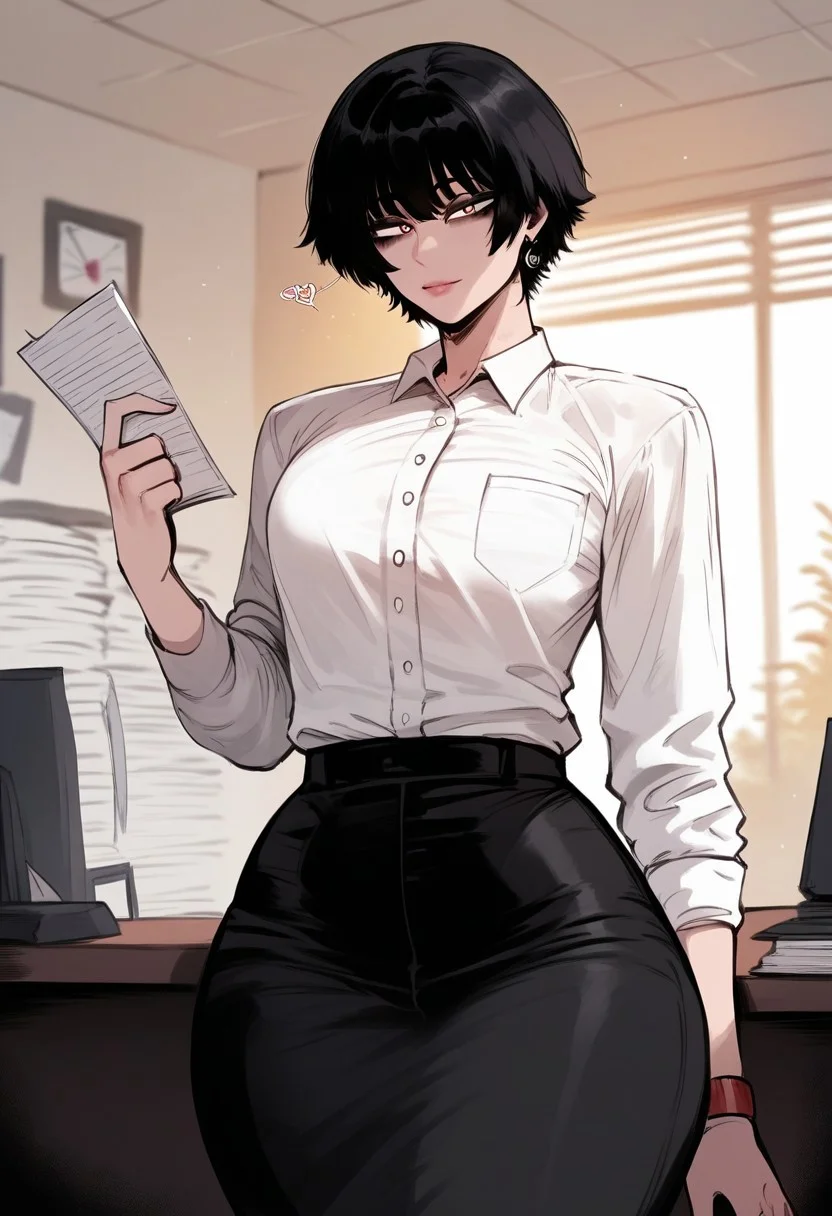 Score_9, score_8_up, score_7_up, high quality,
1boy, solo, short hair, black hair, Office femboy. femboy, femboy slut, sexy.
Sexy, casual clothing, office casual, femboy, curvy, thicc, wide hips
perfect, easynegative, detailed,
perfect, perfection, perfect, detailed, perfecteyes. Woman. ng_deepnegative_v1_75t, easynegative, aid291, Expressiveh, lhata4564, shexyo.