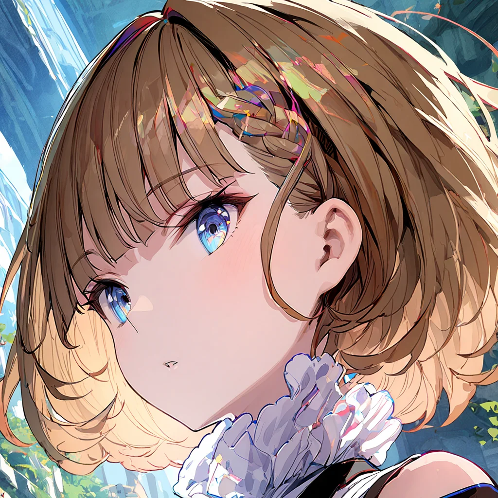 1girl,close-up,head focus,masterpiece, best quality, very aesthetic, absurdres , <lora:fuzichoco face XL-v1:1>