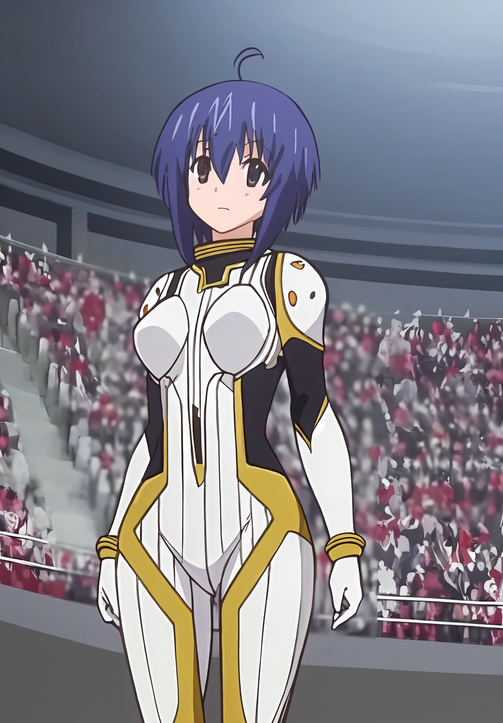 <lora:Nodoka_Miyazaki:0.8>, (masterpiece, best quality,perfect lighting), Nodoka_Miyazaki, 1girl, solo, bodysuit, portrait,