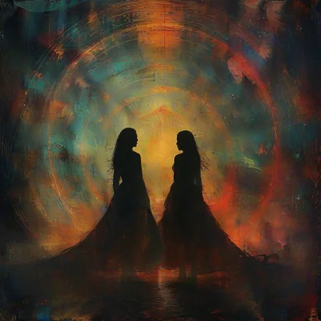 My six-headed bride, Black on both sides, <lora:Lost_In_Dreams:0.6>, <lora:RMSDXL_Creative:0.8>, Volumetric lighting, <lora:Dreamyvibes artstyle SDXL - Trigger with dreamyvibes artstyle:0.7> Dreamyvibes Artstyle