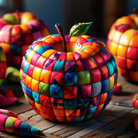 apple, vibrant colors, depth of field, ptchkrawk <lora:ptchkrawk:1>