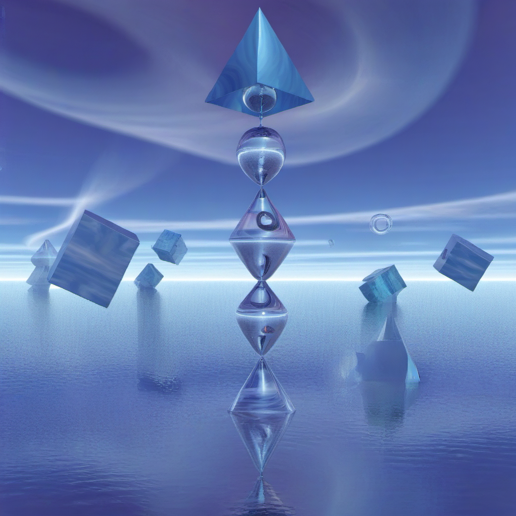 3d, reflection, shapes, torus, cone, cube, water, sky, clouds
<lora:Bryce3D_Style_XL:1>