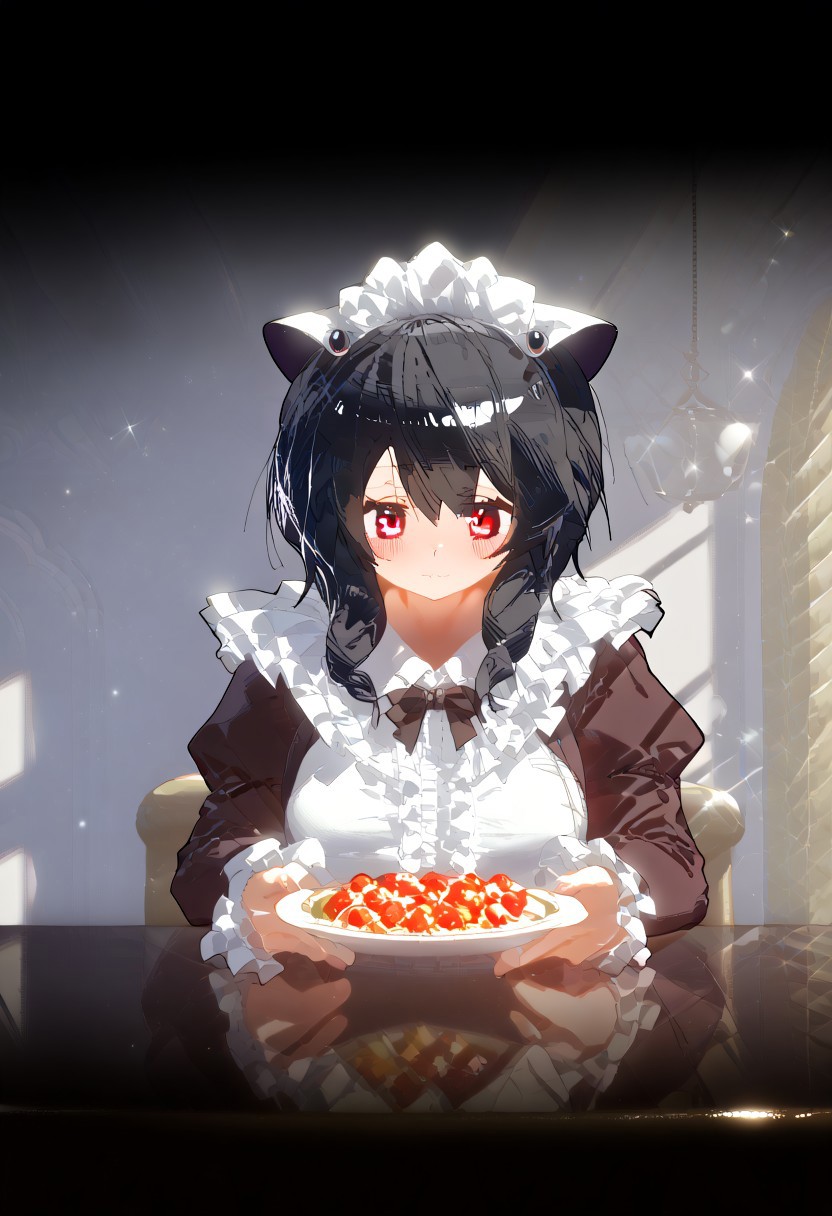 score_9, score_8_up, score_7_up, zuppu11, ((((sdgs)))), Expressiveh, himeka (estacion), blushing, 1girl, solo, rating_questionable
