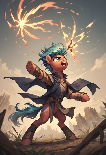 score_9, score_8_up, score_7_up, score_6_up, score_5_up, score_4_up,<lora:OtherStyle_06:0.8>, source_pony,pony,epic,magic