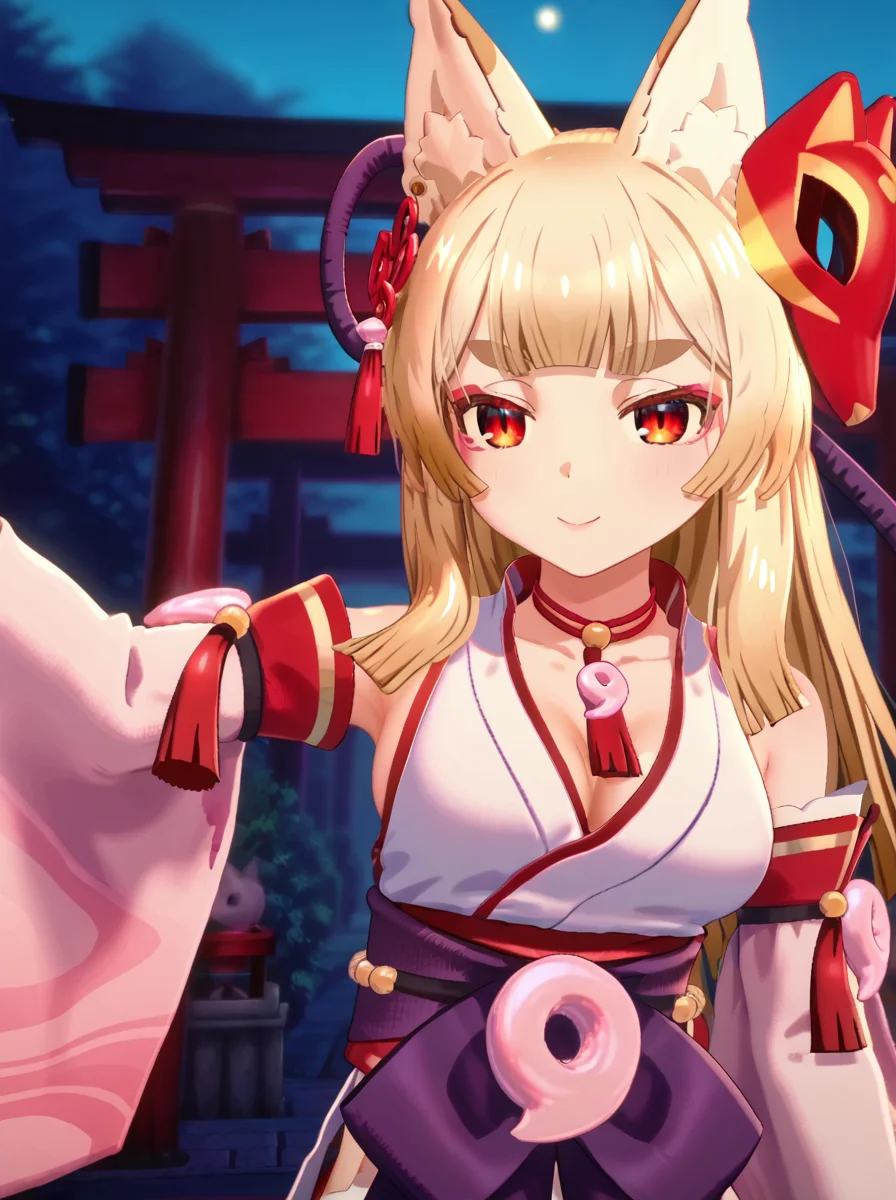 detailed background, shiny skin, rating safe,
<lora:foxmiko.pony:1.0>,
foxmiko