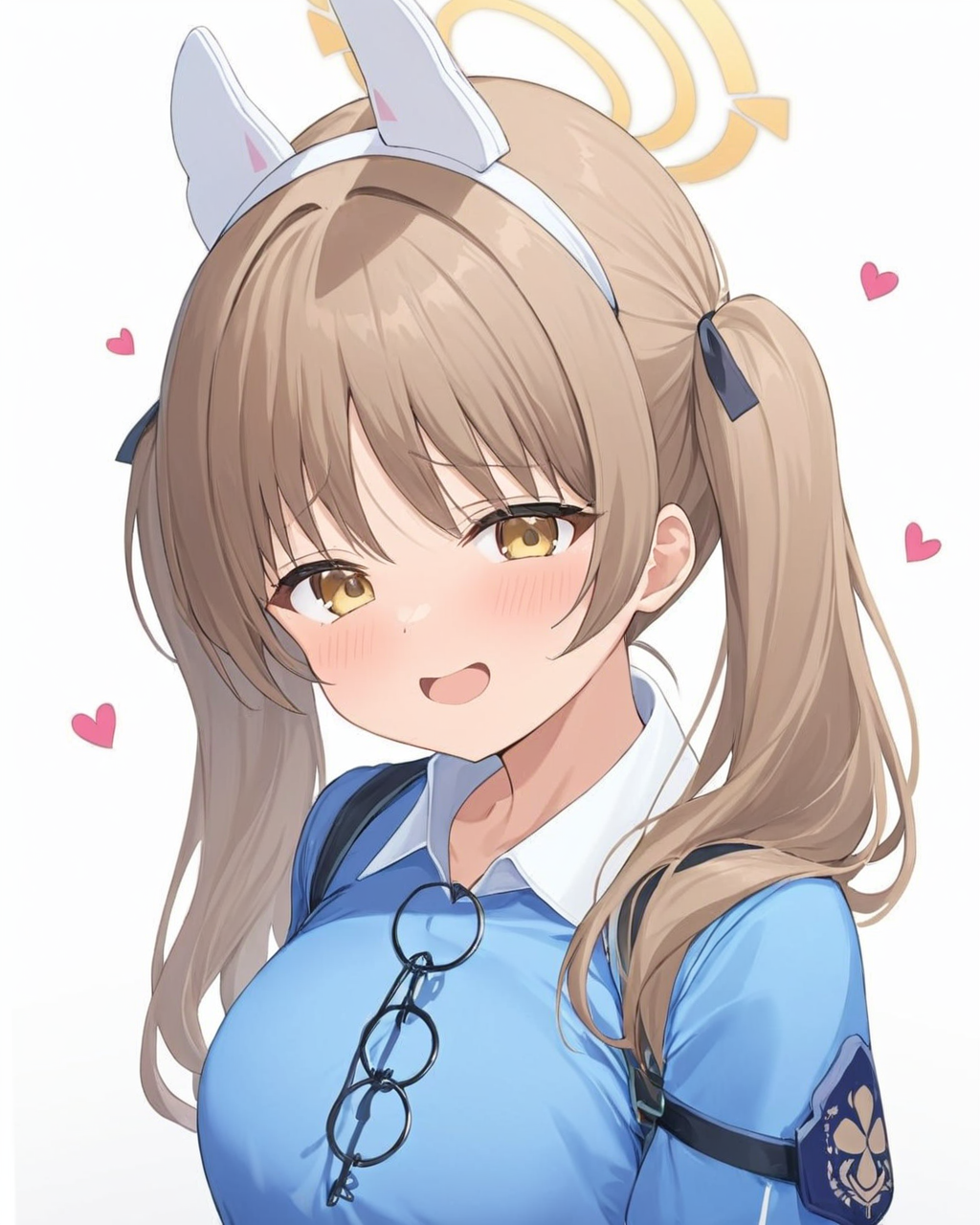moe \(blue archive\), grenade, 2girls, heart, halo, blush, twintails, white_background, heavy_breathing, hair_ornament, long_sleeves, open_mouth, solo_focus, simple_background, white_hairband, mouth_drool
<lora:moe_(blue_archive)_image1188_2023-11-28-000014:1>halo. gorgeous,key visual, vibrant, studio anime,award-winning, professional, highly detailed,high budget, cinemascope
