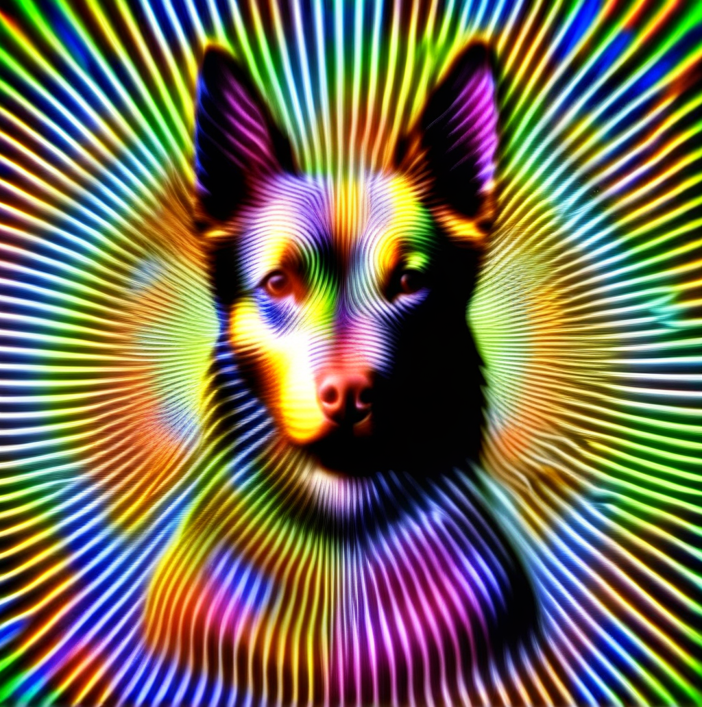 vibracol  dog colorfull <lora:vibracol:1>