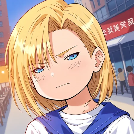 <lora:HyLper-Accelerate-PAseer:1> <lora:Fixhands_anime_bdsqlsz_V1:1>score_9, score_8_up, score_7_up, source_anime, intricate details, perfect anatomy BREAK
1girl, android 18, blonde hair, blue eyes,
outdoors, city, tokyo, audience,
<lora:artist-hs_XL(pony):1>