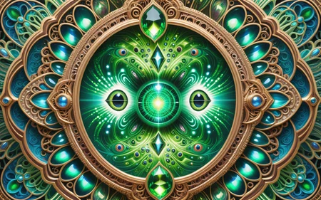 <lora:Projext_X2:0.6>acid-art, trippy, small centered composition, product shot, plain background, wallpaper art, in the center is an image of a Polished "The Expression of Envy", designed by David Malkin, Iridescent details, drab, tiny, surreal, dynamic cinematic perfect background, beautiful detailed supreme quality color intricate, shiny, unique, positive emotional, romantic, glossy, artistic