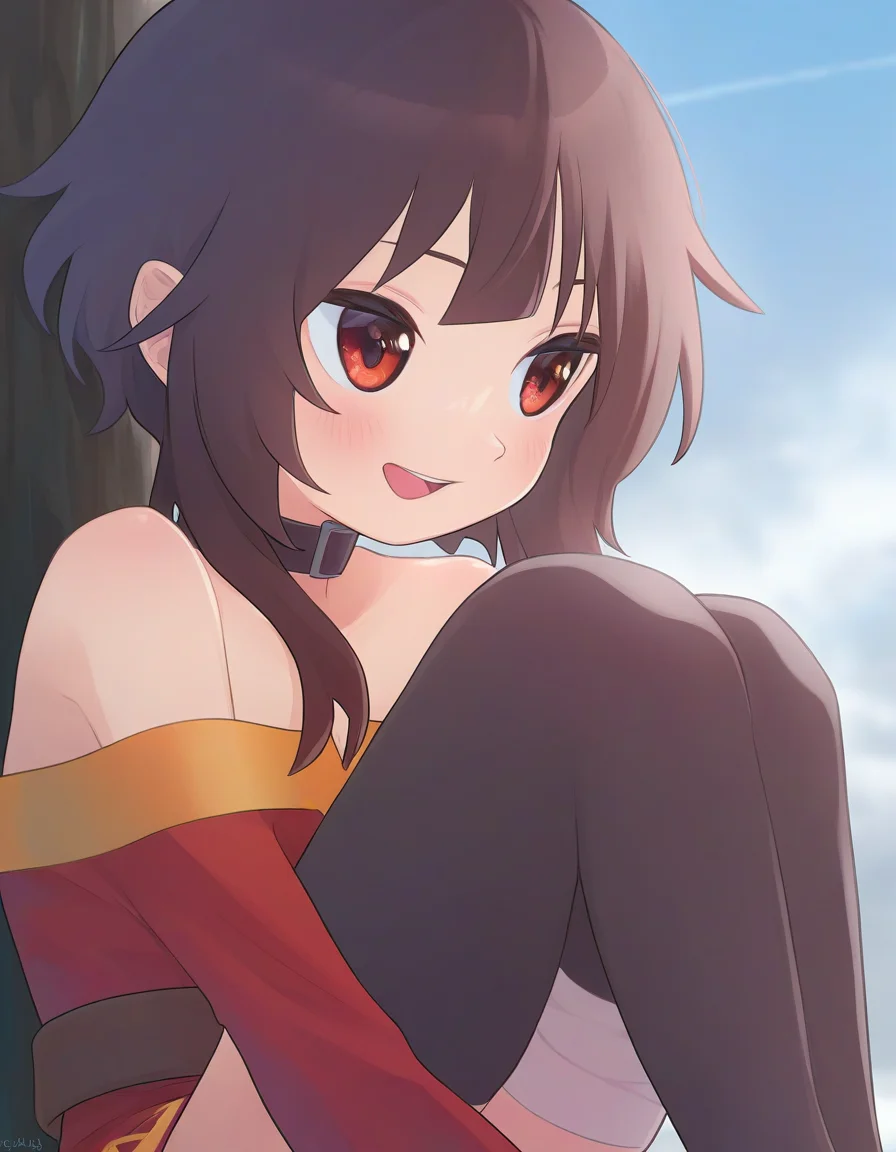 1girl girl, wide open mouth looking away, smile, (megumin:0.7), choker, bare shoulders, 
,,,,,,,,,,,,,,,,,,,,,,,,,,,,,,,,,,,,,,,,,,,,,,,,,,,,,,,,,,,,,,,,,,,,,,,,,,,,,,,,,,,,,,,,,,,,,,,,,,,,,,,,,,,,,,,,,,,,,,,
masterpiece, highres, absurdres, general
<lora:fishinlol_illustrious01_v1-000032:1>