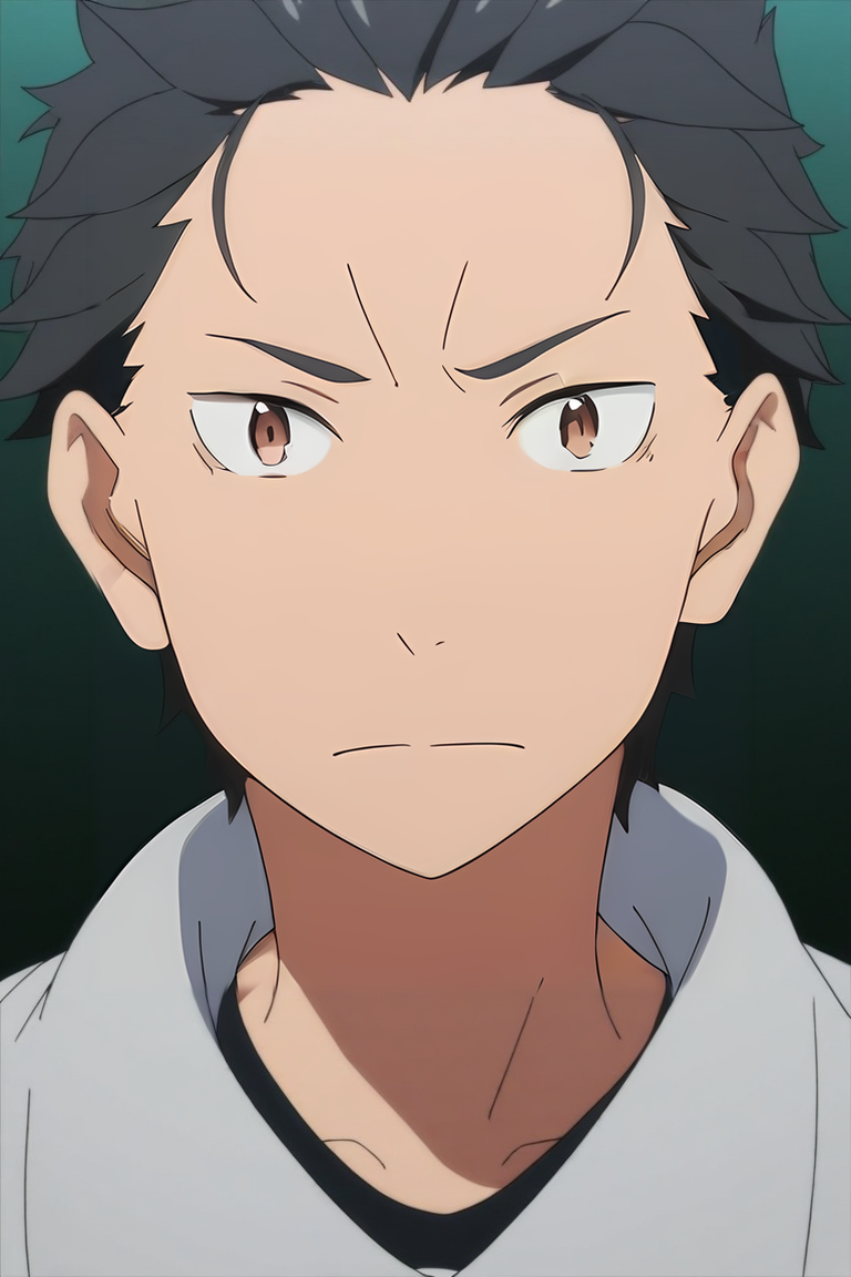 score_9, score_8_up, score_7_up, source_anime, (realistic:0.6), looking at viewer, upper body, , 1boy, solo, male focus, <lora:subaru_natsuki_pony:0.98>, subaru_natsuki, , , Mordor: A dark and evil land ruled by the dark lord Sauron, , <lora:sdxl_lightning_8step_lora:1>