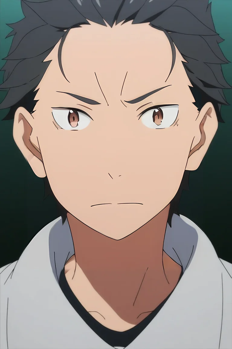 score_9, score_8_up, score_7_up, source_anime, (realistic:0.6), looking at viewer, upper body, , 1boy, solo, male focus, <lora:subaru_natsuki_pony:0.98>, subaru_natsuki, , , Mordor: A dark and evil land ruled by the dark lord Sauron, , <lora:sdxl_lightning_8step_lora:1>