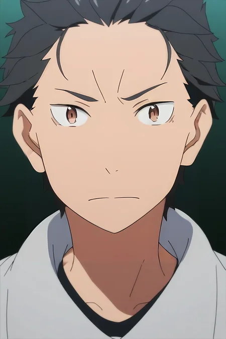 score_9, score_8_up, score_7_up, source_anime, (realistic:0.6), looking at viewer, upper body, , 1boy, solo, male focus, <lora:subaru_natsuki_pony:0.98>, subaru_natsuki, , , Mordor: A dark and evil land ruled by the dark lord Sauron, , <lora:sdxl_lightning_8step_lora:1>