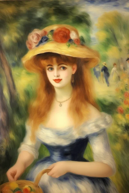 <lora:Pierre Auguste Renoir Style:1>Pierre Auguste Renoir Style - a oil painting,in the style of pierre-auguste renoir