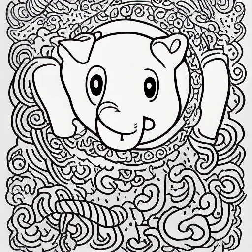 color-page elephant