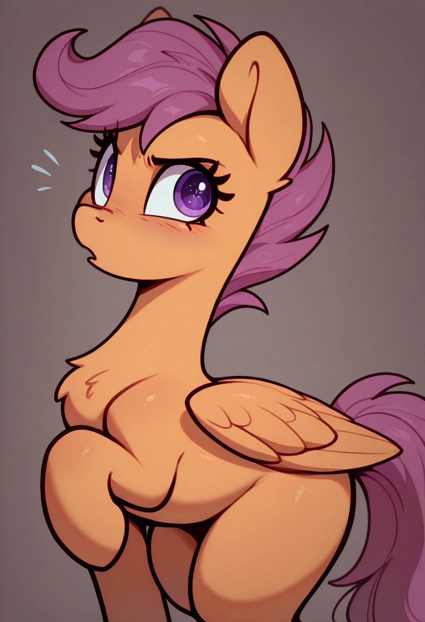 masterpiece, best quality, 32k, high resolution, absurdres, scootaloo