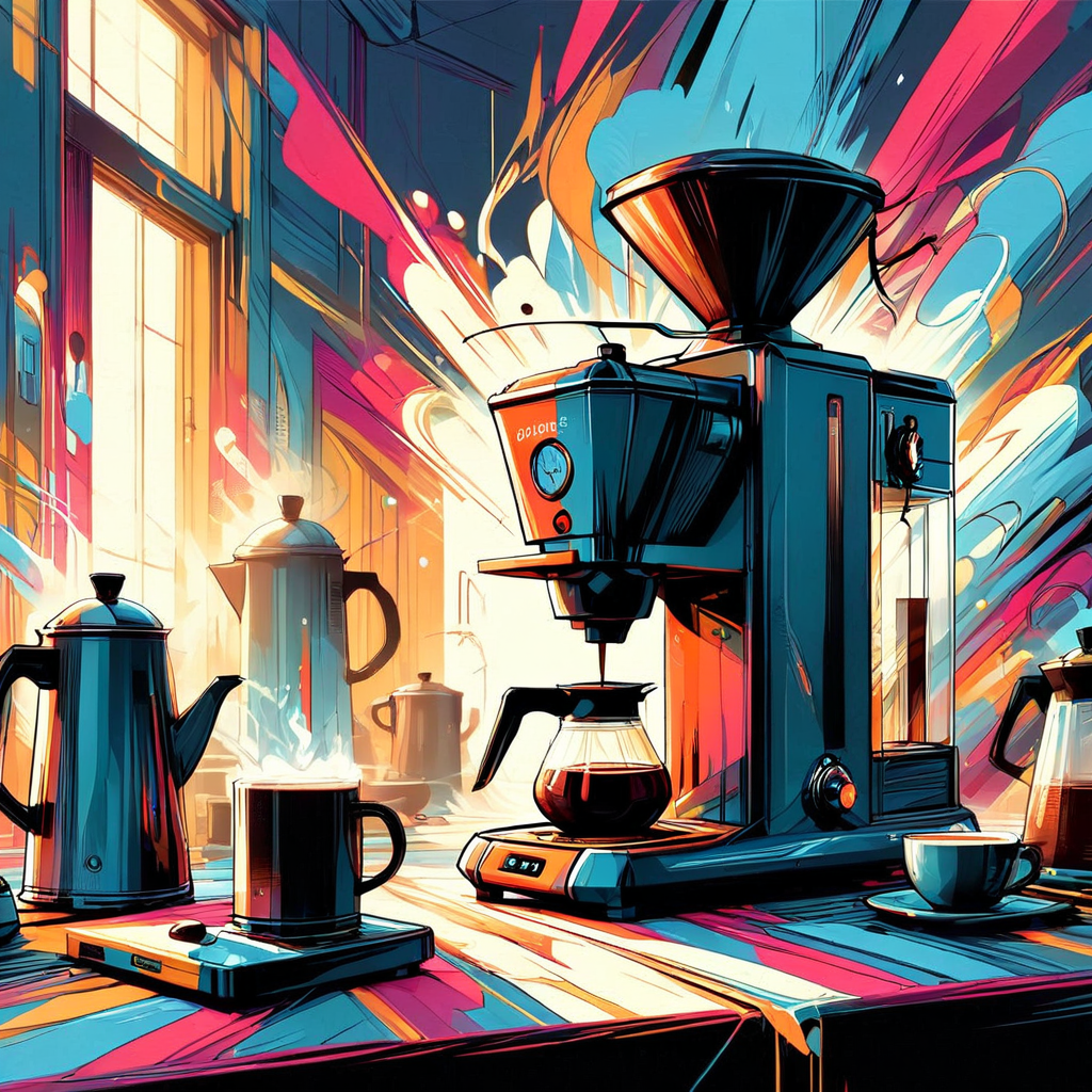 InkBlast, a coffee maker