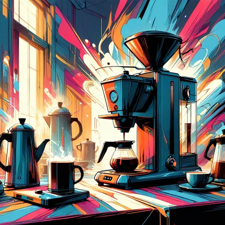 InkBlast, a coffee maker