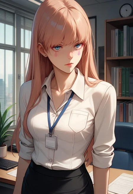 score_9_up, score_8_up, score_7_up, extreamly detailed, beautiful detailed face, complex detailed background, completely clothes, BREAK,
YUNA (B THE BEGINNING), office, office uniform,
