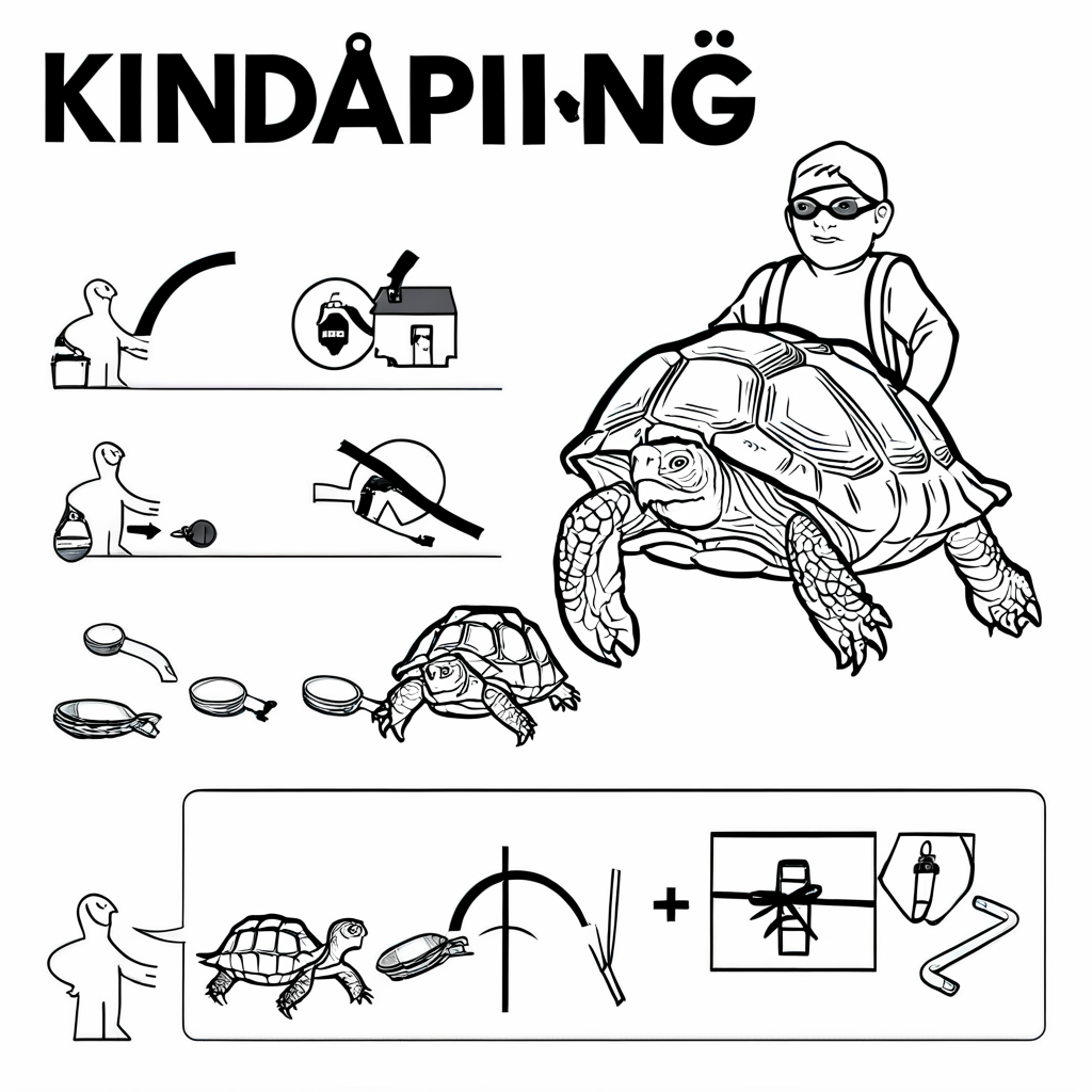 Kidnapping a Tortoise   <lora:ikea_instructions_xl_v1_5:1>