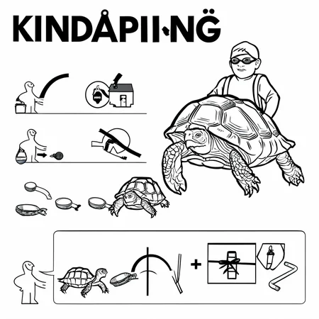 Kidnapping a Tortoise <lora:ikea_instructions_xl_v1_5:1>