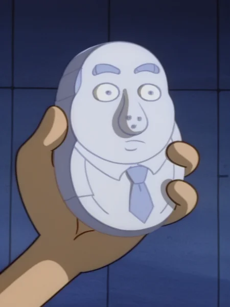 <lora:Principal_Wartz_Voodoo_Soap_Doll_-_Hey_Arnold_-_1998_r1-10:0.85>principle_wartz_voodoo_soap, carved_bar_of_soap, portrait, source_cartoon, score_9, score_8_up, score_7_up,
