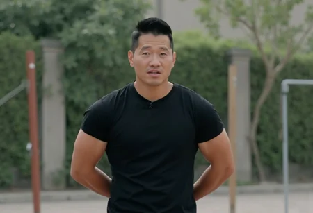 (((The man whose face is htkangface is standing alone))), (((solo))), east Asian face, daddy, natural face expression, Photorealistic, realistic, masterpiece, intricate details, detailed background, depth of field, photo of a handsome, dynamic pose, natural face expression, high detail, high quality, Movie Still, Film Still, Cinematic, Cinematic Shot, Cinematic Lighting, ring, (((pectoral))), (((virility))), 4k, highly detailed . 35mm photograph, film, masterpiece, 4k,professional, 4k, highly detailed, ((big remarkable nipples)), (((covered nipples))), ((huge nipples)),(((sweaty))), (((in playground))), (((wearing black tshirt and pants))), sweaty, Showing off muscle, ((The man is moaning))