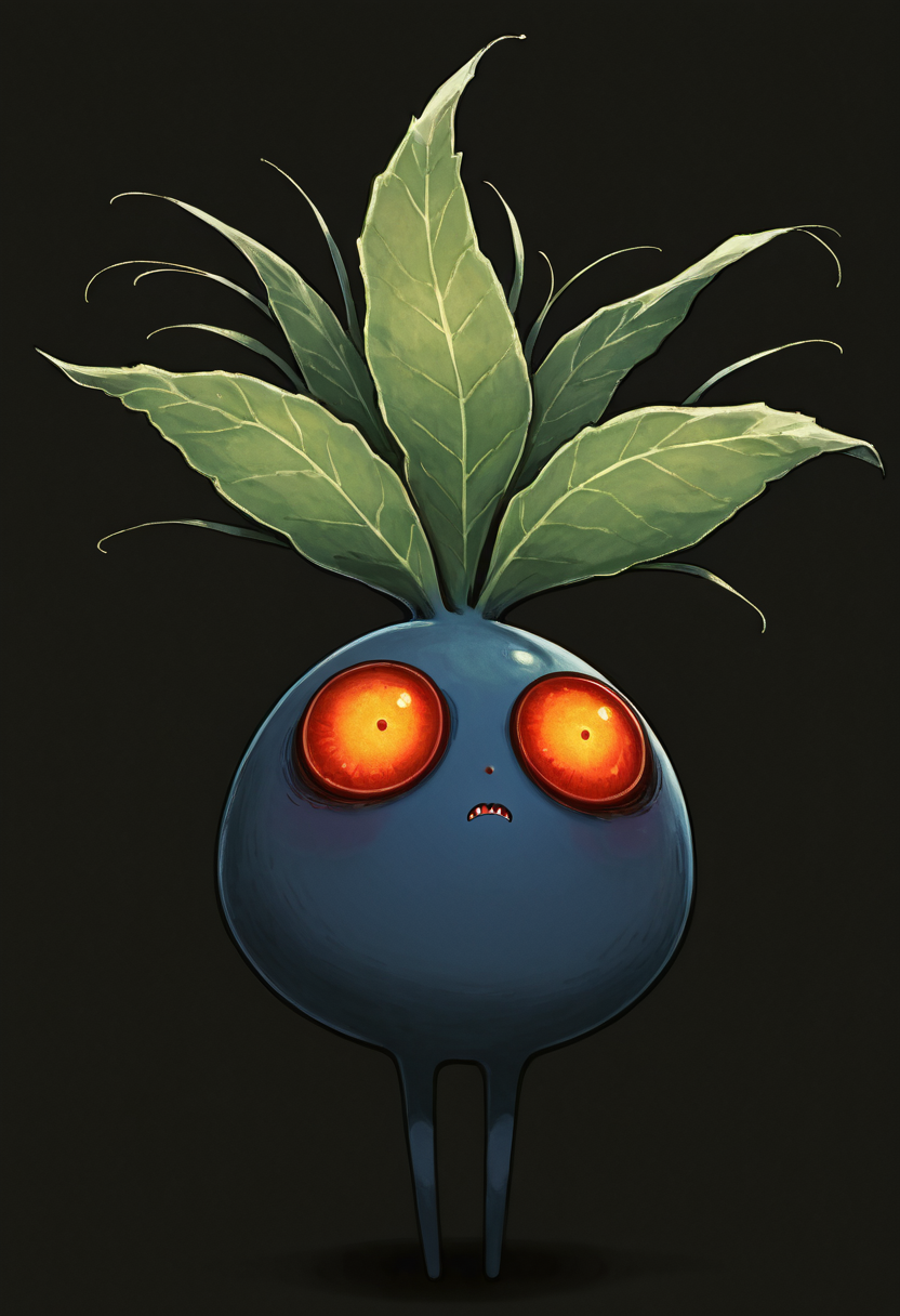 masterpiece, best quality,    <lora:NightmareDex_IXL:1.0>,   oddish,