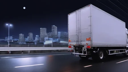 masterpiece,(bestquality),highlydetailed,ultra-detailed,illustration,(driving:1.5),Japanese truck,(nightime),cityscape,Expressway,vehicle_focus,<lora:add-detail-xl:1>,<lora:Japanese_truck_2025.1.1:1>,