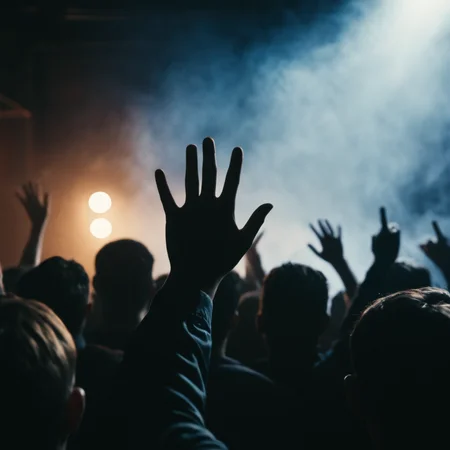 cinematic film still of <lora:perfection style:0.1>
<lora:detailed:0.3>
<lora:Chiaroscuro Lighting Style:0.3>
A detailed and A perfect photo of a crowd of people are in front of a stage,hand focus,cinematic hand,best hand,better hand,awesome hand,different hand,partially covered in shadows,fog light,smoke,stage white light,6+boys,silhouette,light,crowd,perfection,different color,perfect color,realistic,realism,detailed background,perfect background,different background ,perfect style, perfection style, detailed style, shallow depth of field, vignette, highly detailed, high budget, bokeh, cinemascope, moody, epic, gorgeous, film grain, grainy