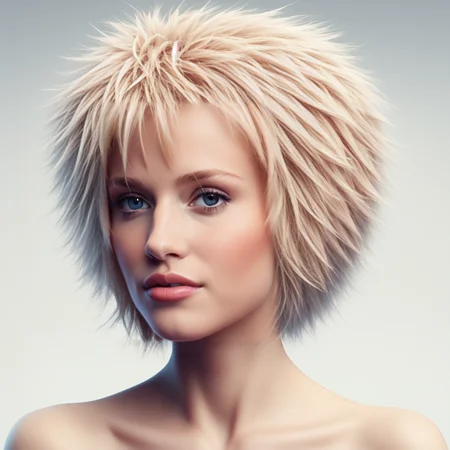 rogaine, female, shaggy, white, highres<lora:Rogaine:0.7>, hair