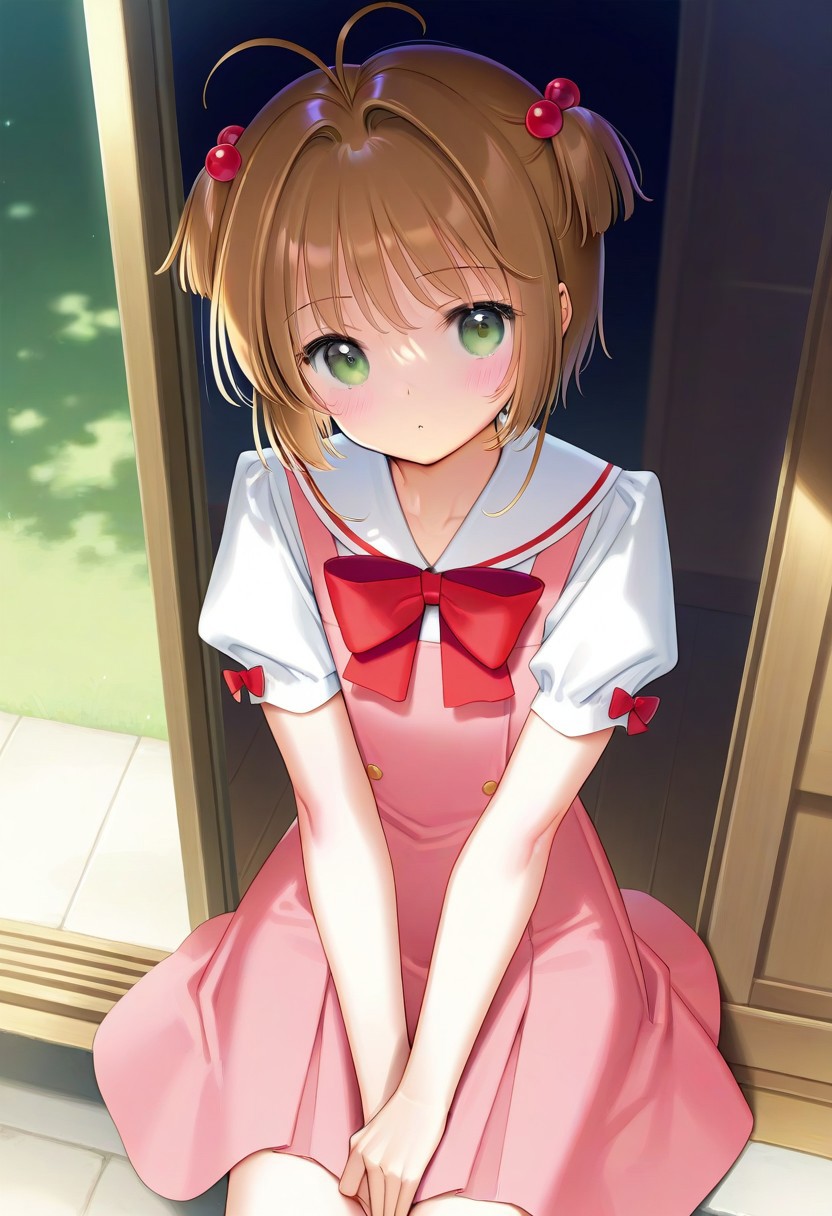 1girl, kinomoto sakura, artist:mignon, general, clothes, masterpiece, best quality, amazing quality, no lineart