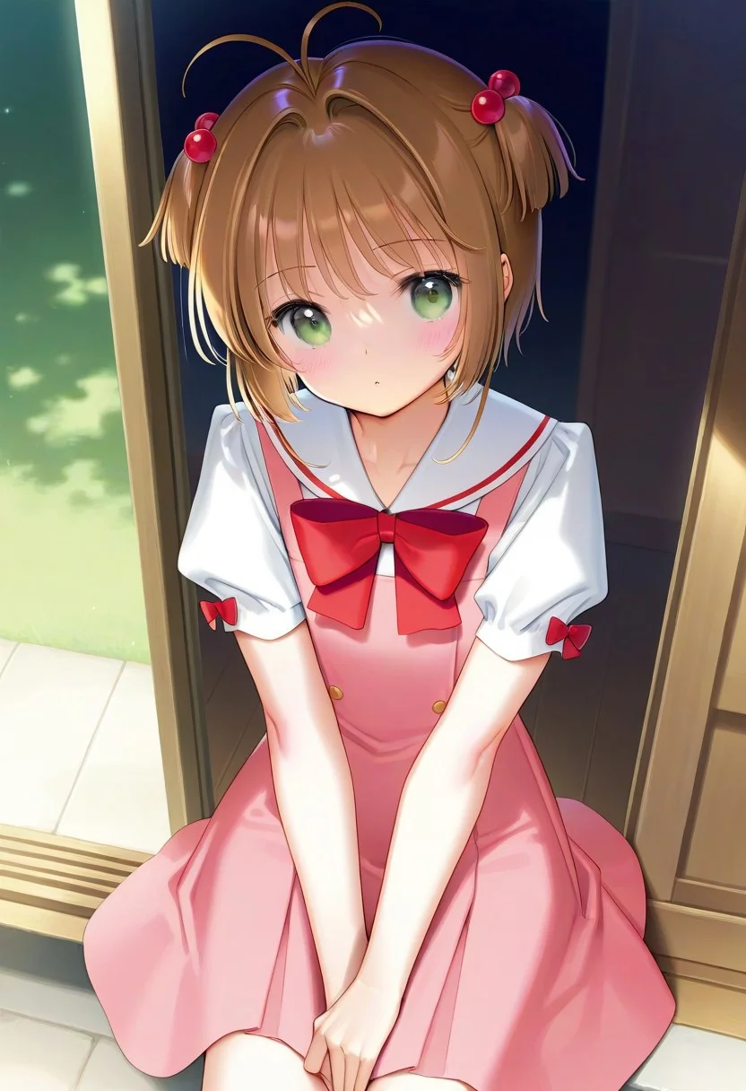 1girl, kinomoto sakura, artist:mignon, general, clothes, masterpiece, best quality, amazing quality, no lineart
