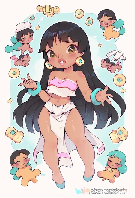 score_9, score_8_up, chel, cartoon, el dorado, digital art, highly detailed, zPDXL