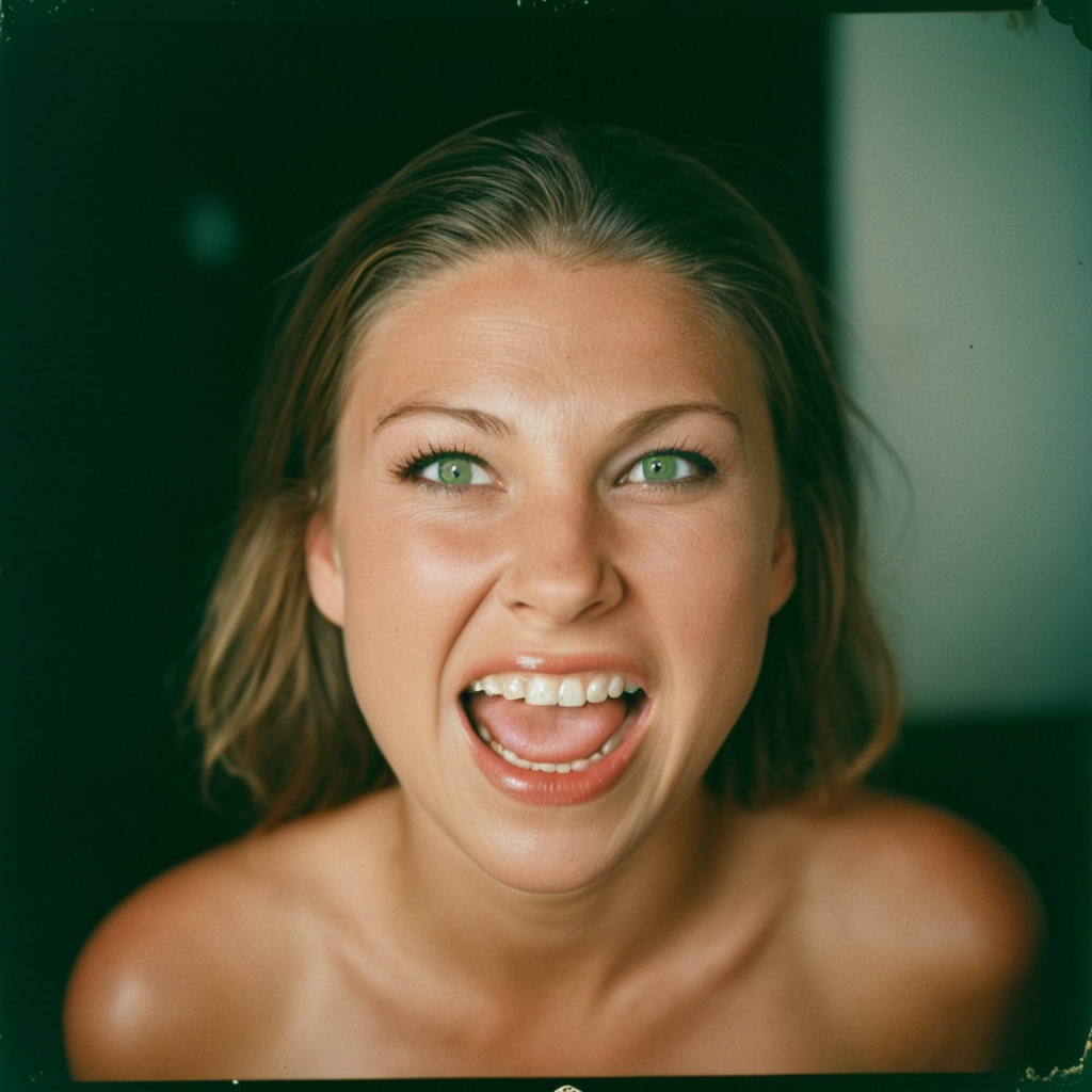 analog film photo of  <lora:Devon Lee:1> Devon Lee
<lora:eyetune:0.1>
<lora:perfection style:0.1>
<lora:detailed:0.1>
angry facial expression of a very angry woman with a very big grin on her face, movie themed, sharp, detailed skin, epic cinematic photography, artistic, creative, wrinkly face, dramatic lighting style, cinematic color style, Kodak film style, skin pore, emotional style, gustier style, facial expression style, angry facial style, solo, looking at viewer, smile, open mouth, brown hair, 1boy, male focus, teeth, clenched teeth, portrait, realistic, green eyes, photorealistic
, faded film, desaturated, 35mm photo, grainy, vignette, vintage, Kodachrome, Lomography, stained, highly detailed, found footage