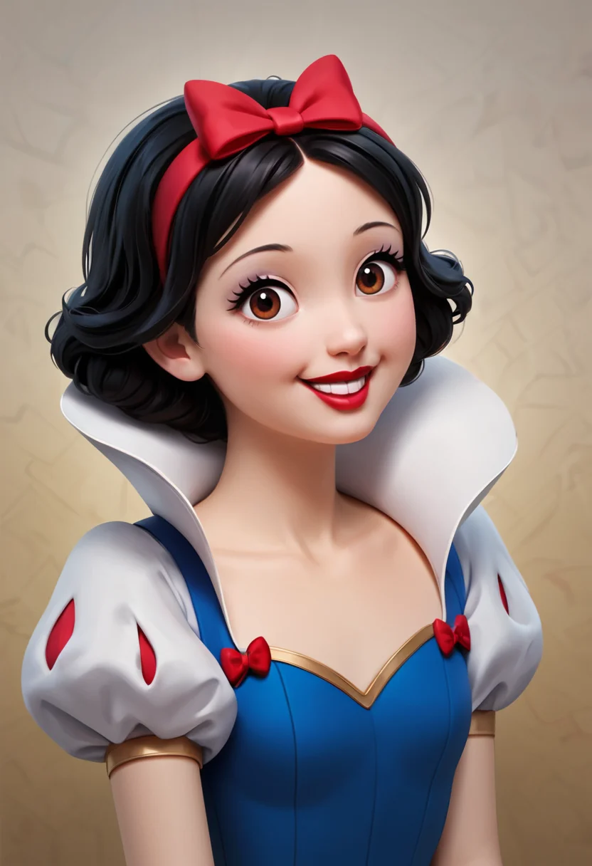 PonyXLV6_Scores,source_anime,masterpiece,best quality, highly detailed,cinematic,unity 8k wallpaper, amazing quality, masterpiece, best quality, UHD, perfect anatomy,
BREAK
<lora:blancanieves:0.8>snowwhite,1girl, solo, black hair, hair bow, bow, brown eyes, dress, smile, short hair, kiki (majo no takkyuubin), blue dress, upper body, red bow, lipstick, hairband, makeup