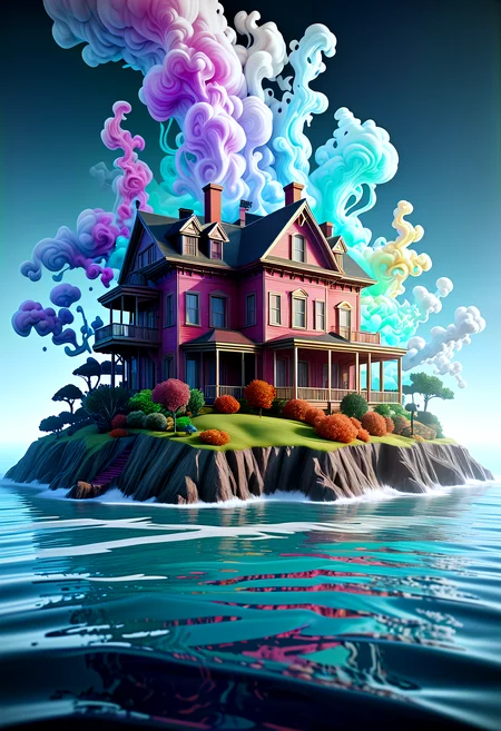 shine, (3d, Seascape) House, colorful volumetric mad-marbled-paper fog, Vaporizer, Enhanced 3D Metrics, Depth pad 7, Event Horizion, Hendra Data, Exaggerated growth, Brain