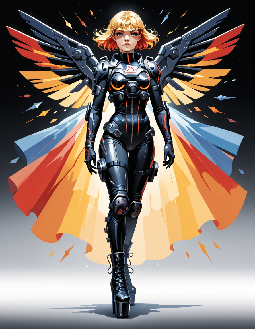 score_9, score_8_up, score_7_up, score_6_up, score_5_up, score_4_up, hud_m4x_4bstr4ct_styl, colorful, abstract, 1girl, valkyrie_\(apex_legends\), hud_pl3aser_ad0re1020, red platform high heel ankle boots, <lora:hud_pl3aser_ad0re1020_XLP:0.8>, <lora:colorfulabstractpny:0.6>,