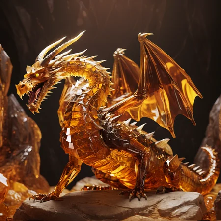 ambr1  dragon, amber background, cinematic<lora:ambr1:1>
