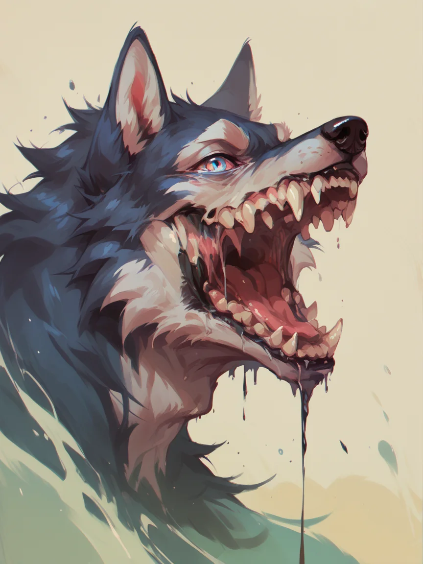 score_9, score_8_up, score_7_up, score_6_up, <lora:01lXLP:1> 01l, wolf