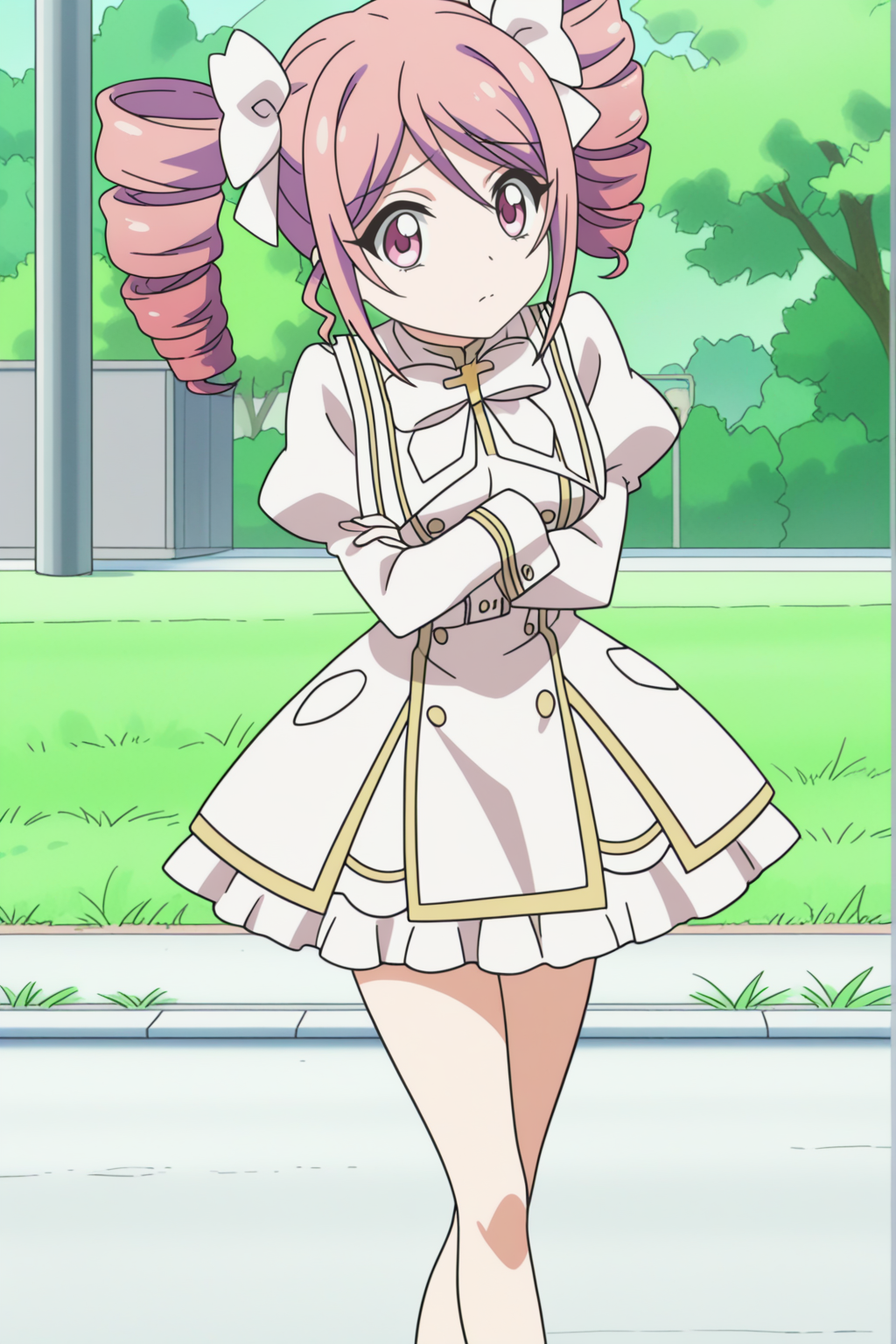 anime coloring, Pino, dynamic pose <lora:Jashin-chan_Dropkick_-_Pino_-_illustrious:0.8>